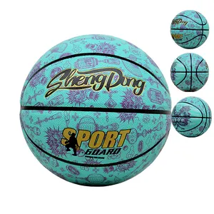 Basquete fundido promocional profissional de alta qualidade em couro pu avançado tamanho 7 logotipo personalizado bola de cesta GG7X