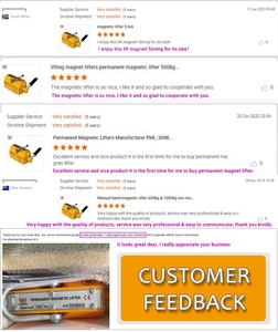 मैनुअल 300 किलोग्राम 400 किलोग्राम 500 किलोग्राम 1 टन 3.5 3.5 गुना सुरक्षा दर स्थायी चुंबकीय लिफ्टर - Product Image 6