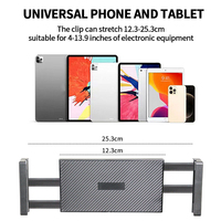 Support de téléphone portable et tablette pliable en métal à base stable et angle réglable, avec réduction en gros, pour bureau, studio, magasin de détail, en promotion