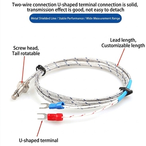 Ensemble de contrôle de température PID Thermostat REX-C100, thermocouple + relais à semi-conducteurs 40DA, ensemble de détection de température - Product Image 3