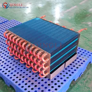 Customized Copper Tube Freon Internal Circulation Air Cooling Refrigeration Condenser Coil