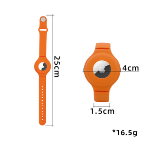 Para Niños, Compatible con AirTag, Funda <span class=keywords><strong>de</strong></span> Silicona Real a Prueba <span class=keywords><strong>de</strong></span> Golpes y Agua, Correa, Brazalete, Cubierta para Localizador GPS Antipérdida - Product Image 4