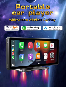 Radio Estéreo Universal para Auto de 10.26 Pulgadas, Reproductor MP5, Android Auto Inalámbrico, Carplay, Pantalla Táctil, Bluetooth, USB, Mirror - Product Image 2