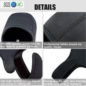 Gorro de Buceo de Neopreno de 2.5MM, Unisex, para Buceo, Snorkel y Natación, Protección Térmica para los Oídos, Resistente al Viento, con Velcro Ajustable - Product Image 3
