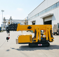 Mobiler Hydraulischer 18m Elektrostart-Spinnenkran mit 360° Drehfunktion für Innenlager-Hebearbeiten