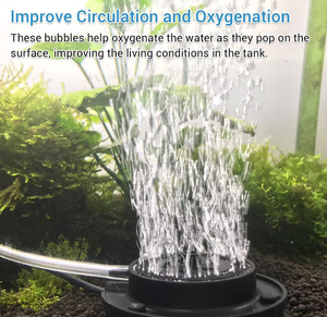 Volcano Aquarium Decoraties Led Aquarium Verlichting Waterplanten Bubble Water Gras Lamp Kleurverandering Led Licht Voor Aquarium - Product Image 6