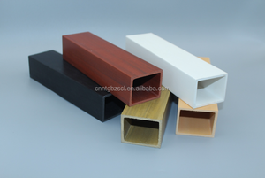 Bán Hot WPC PVC Nhựa Composite Nội Thất Cột Gỗ Ống Phân Vùng Wall <span class=keywords><strong>Panel</strong></span> Trang Trí 75*50 Mét - Product Image 3