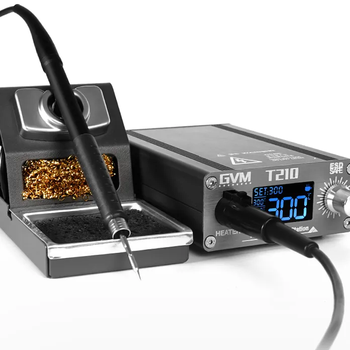 محطة لحام بالهواء الساخن لحام الحديد QUICK T210 لأدوات إصلاح الهواتف المحمولة