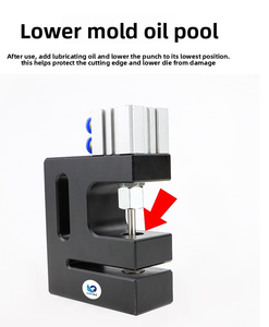 SUBAO <span class=keywords><strong>DK6</strong></span> Poinçonneuse pneumatique de sacs en plastique à trous circulaires Poinçonneuse d'alimentation de sacs en plastique Machine J à sceller à trois côtés - Product Image 6
