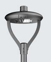 Lampe de jardin LED extérieure moderne alimentée par courant alternatif, étanche IP66, en alliage d'aluminium, avec détecteur de mouvement, intensité variable, IRC 80, angle de faisceau 75-150 pour