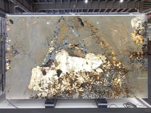 Sang Trọng Ánh Sáng Trong Suốt Tự Nhiên Mờ Đá Cẩm Thạch Thạch Thạch Anh Tấm Tường Hiện Đại Bảng Điều Khiển Cho Nhà Bếp Bàn Phòng Khách - Product Image 5