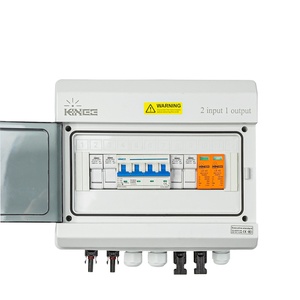 Boîtier de Combinaison de Chaînes de Panneaux Solaires Kinee 2 en 1 CE IP65 Étanche à l'Eau et à la Poussière en ABS + PC pour Systèmes Solaires Hors Réseau/Connectés au Réseau - Product Image 1
