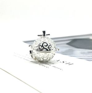 Ruigang 2022 Vintage Harmony Chime <span class=keywords><strong>Angel</strong></span> Ball Caller Cadena larga Aceite esencial Aromoa Difusor Collar Hueco Medallón Llegada - Product Image 4