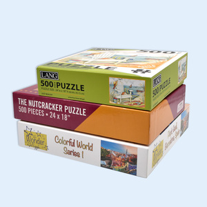 Livraison directe de 1000 pièces de puzzle, machine à puzzles personnalisée, jeux de puzzles avec boîte couleur - Product Image 3