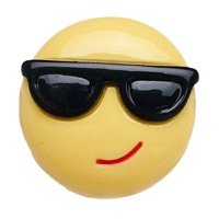Funny Emojis Cute Face Personality Creative Cartoon Resin Charms