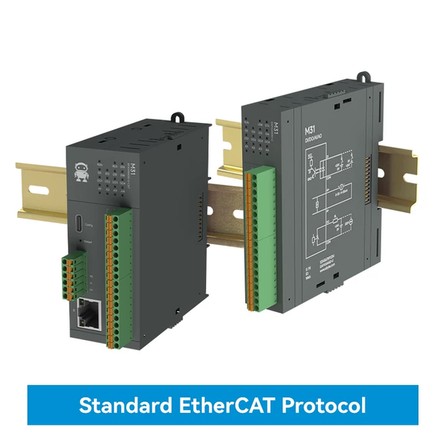 Ebyte ODM M31 Series EtherCAT Remote I/O Module Distributed Slave Dual Ethernet Ports Acquisition Switch Analog Digital Signals
