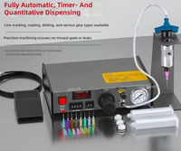 Distributeur de colle pneumatique numérique automatique de haute précision pour colle UV, silicone et pâte à souder