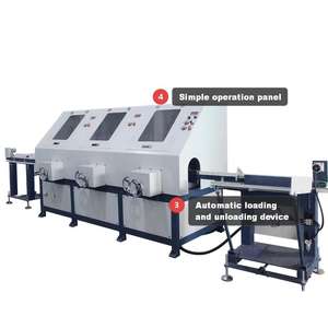 آلة طحن وتلميع أوتوماتيكية بثلاثة رؤوس ومحرك بقوة 14.5 كيلو واط للأنابيب الفولاذية المقاومة للصدأ والنحاسية لتأثير المرآة - Product Image 3