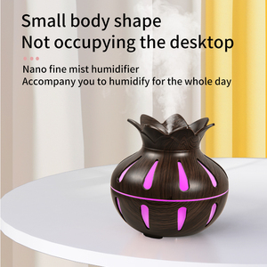 New sen 330ml xách tay mini độ ẩm Vase diffusers rỗng siêu âm độ ẩm 7 <span class=keywords><strong>Led</strong></span> Màu sắc ánh sáng xe độ ẩm - Product Image 5