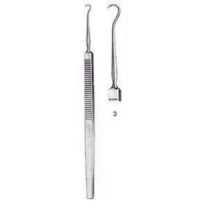 Retractores Graefe Sharp 16cm Instrumentos quirúrgicos Calidad alemana Acero inoxidable Pakistán Proveedores 15-068-01 - Product Image 6
