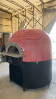 Four à pizza chauffant en pierre volcanique personnalisé, à utiliser dans les restaurants