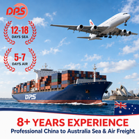 Agent de fret maritime porte-à-porte DDP de Chine vers l'Australie pour meubles et marchandises surdimensionnées
