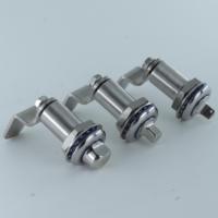 Loquet de compression hygiénique carré SUS316 IP69K avec corps à filetage réduit pour équipement de lavage