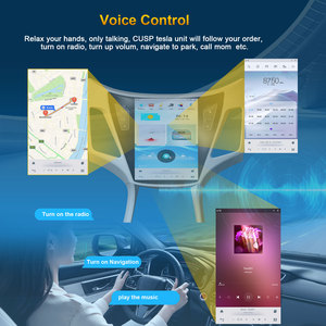 Système d'infodivertissement pour <span class=keywords><strong>voiture</strong></span> avec écran tactile IPS de 10,4 pouces, autoradio Android et affichage tête haute pour Hyundai Elantra MD 2011- - Product Image 5