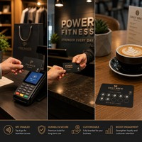 Tarjeta de Membresía VIP NFC Personalizada, Tarjeta de PVC Metálica Dorada con Código QR, Programa de Fidelización al por Mayor