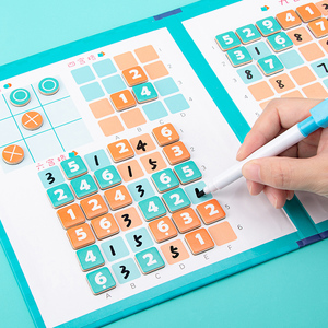 Juguete educativo <span class=keywords><strong>de</strong></span> matemáticas, <span class=keywords><strong>libro</strong></span> <span class=keywords><strong>de</strong></span> <span class=keywords><strong>Sudoku</strong></span> magnético, juego <span class=keywords><strong>de</strong></span> conteo <span class=keywords><strong>de</strong></span> entrenamiento lógico, juego <span class=keywords><strong>de</strong></span> mesa <span class=keywords><strong>Sudoku</strong></span> <span class=keywords><strong>de</strong></span> madera para niños - Product Image 3