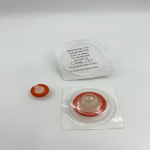 ตัวกรองเข็มฉีดยา 0.22um 25 มม. แบบเมมเบรน PTFE ป้องกันน้ำ สำหรับการกรองสารละลายอินทรีย์ ใช้ในห้องปฏิบัติการ - Product Image 1