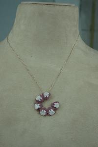 สร้อยคอเพชรสำหรับผู้หญิงที่ปลูกในแล็บสุดหรูได้รับการรับรองจากการออกแบบที่ทันสมัยและทันสมัย - Product Image 3