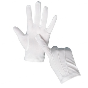 Guantes de Algodón Formales Personalizables al por Mayor Directo de Fábrica con Puño a Presión para Desfiles, Guardias de Honor y Ceremonias - Product Image 4