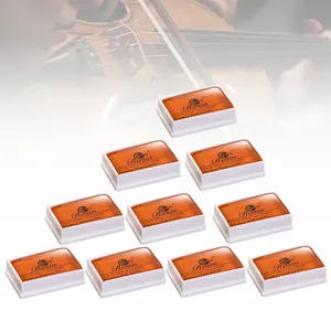 10 pièces LETO <span class=keywords><strong>Mini</strong></span> Rosin pour archet de violon 604, haute qualité, faible poussière, pour viola, <span class=keywords><strong>violoncelle</strong></span> et autres instruments à cordes, accessoires pour violon - Product Image 1