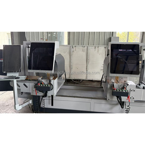 Máy cưa cắt góc đôi CNC, máy cưa cắt góc đôi hiển thị kỹ thuật số, chuyên dùng cho nhôm định hình - Product Image 3