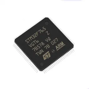 電子部品STM32F7653ビットRISC1MBフラッシュARM Cortex M7 3.3V 100ピンLQFPトレイSTM32F765VGT6在庫あり