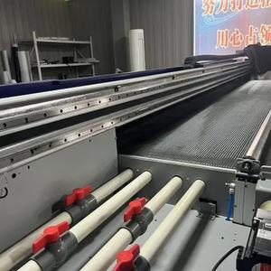 Imprimante à plat hybride UV 3,2 m avec tête Ricoh pour bannières, cuir, rouleaux, feuilles, impression 3D personnalisée, machine industrielle - Product Image 4