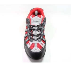 Moda di alta qualità rosso pasticcio industriale scarpe di sicurezza traspiranti per gli uomini stivali da lavoro con punta in acciaio - Product Image 3