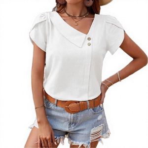Camiseta Deportiva al por Mayor para Mujer con Cuello en V, Tops de Running para Dama, Camisetas Deportivas con Gráficos Personalizados, Ropa de Gimnasio Lisa - Product Image 2