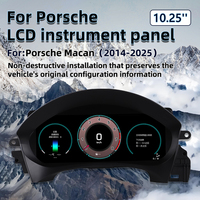Tableau de bord numérique universel Carplay pour voiture, groupe d'instruments numériques pour Porsche Macan 14-25