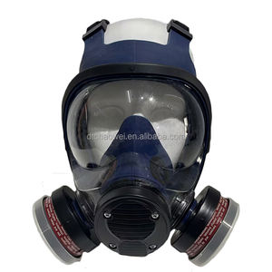 Masker gas wajah penuh FM503, masker gas Anti gas dapat dipakai ulang dengan filter ganda - Product Image 1