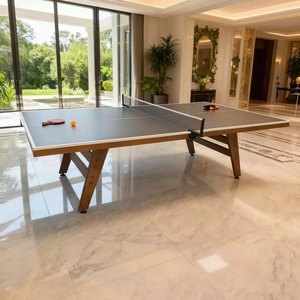 Mesa <span class=keywords><strong>de</strong></span> <span class=keywords><strong>Ping</strong></span> <span class=keywords><strong>Pong</strong></span> Moderna <span class=keywords><strong>de</strong></span> Lujo en Madera Sólida, Tamaño Estándar, para Interiores, para Casa/Hotel/Villa - Product Image 3