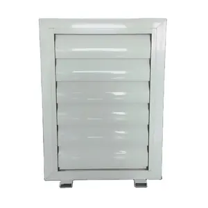 Electrical aerofoil sun shade motorized exterior aluminum louver