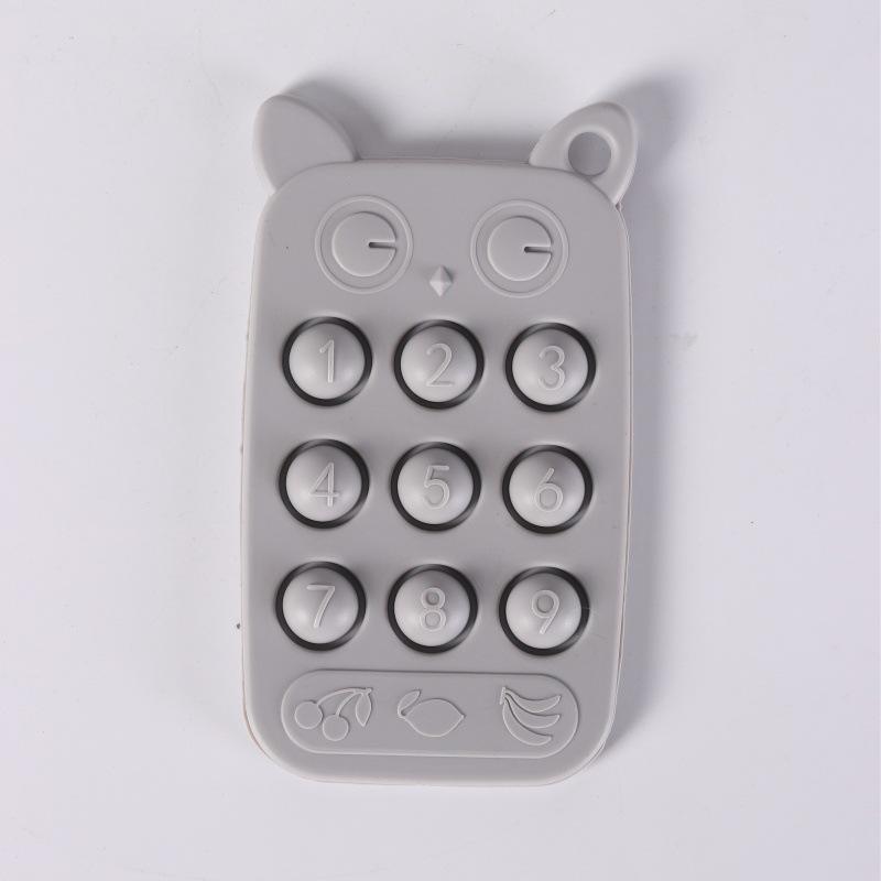 Gris argenté (anneau de dentition hibou bulle)