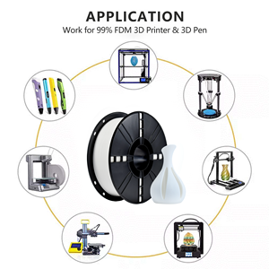 Iboss Chất lượng cao 3D máy in filament PLA + Filament 1000 gam trắng 3D in ấn 1.75 mét - Product Image 3