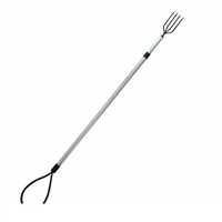 Byloo 3 4 fourches fourche main pôle en alliage d'aluminium chasse poisson fourchette pêche Gaff crochet barbes plongée harpon lance pistolet de pêche