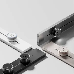 Touchmi Aluminium Wand montage Power Track Socket Rail mit Computer Tel Sockel für Tabletop Electric Plug Outlet - Product Image 6