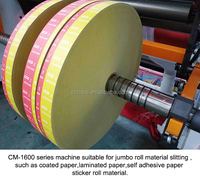 Machine à découper les rouleaux jumbo avec arbre de glissement et contrôle indépendant de la tension pour papier couché, papier laminé, autocollants adhésifs
