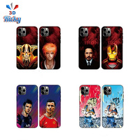 Coque de téléphone 3D animée antichoc à motifs de dessins animés, 300 designs, vente en gros, pour tous types de téléphones