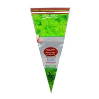 Sacs en plastique triangulaires colorés personnalisés, sacs d'emballage en forme de cône pour bonbons en cellophane